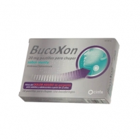 BUCOXON 20 MG, 18 PASTILLAS...