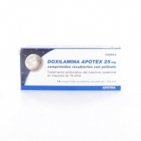 DOXILAMINA APOTEX 25MG, 14...