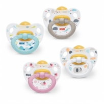 Nuck chupete día T1 látex 2uds