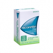 NICORETTE 2MG, 105 CHICLES...